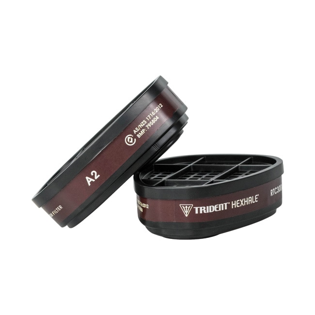 Respirator TRIDENT® HEXHALE® Organic Vapour A2 Filter